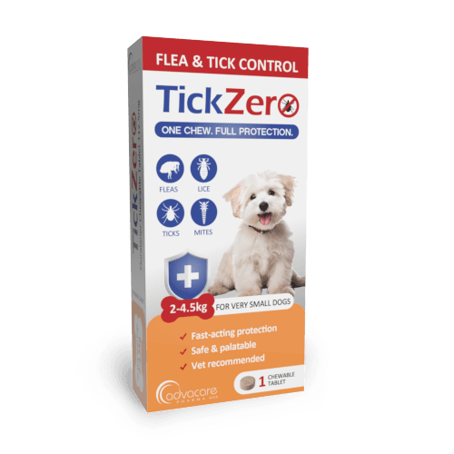 TickZero Fluralaner Small Dogs Tick and Flea Treatment