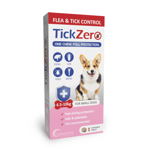 TickZero Fluralaner Standard Medium Dogs Tick and Flea Treatment