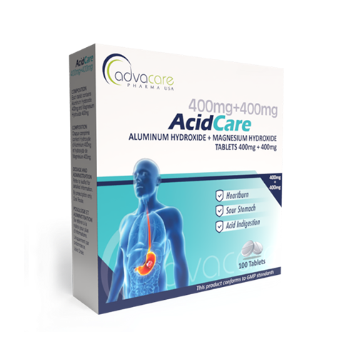 Aluminum Hydroxide + Magnesium Hydroxide Tablets (box of 100 tablets)