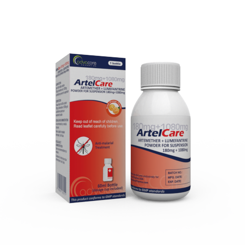 Artemether + Lumefantrine for Oral Suspension (1 box and 1 bottle)