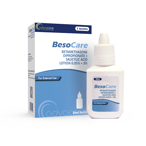 Betamethasone Dipropionate + Salicylic Acid Lotion (1 box and 1 bottle)