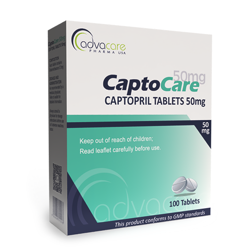 Captopril Tablet (box of 100 tablets)