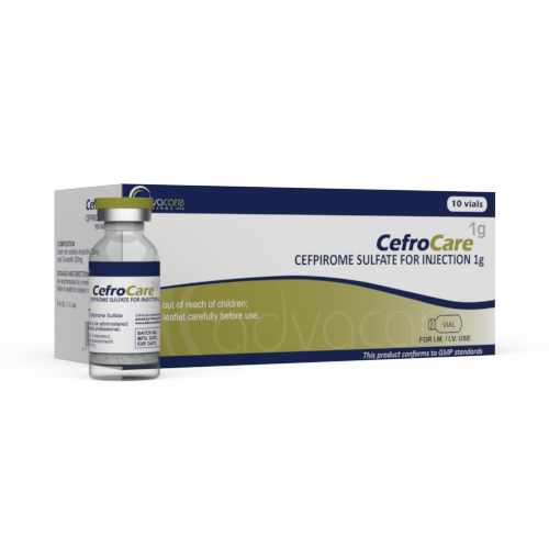 Cefpirome Sulfate for Injection (1 box and 1 vial)