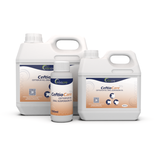 Ceftiofur HCl Oral Suspension (100ml bottle, 500ml bottle and 1L bottle)
