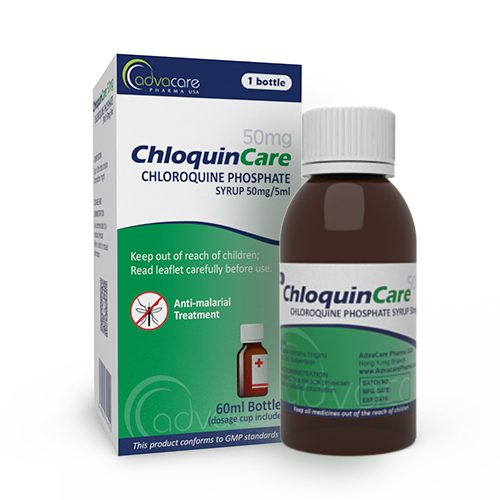 Chloroquine Phosphate Syrup (1 box and 1 bottle)