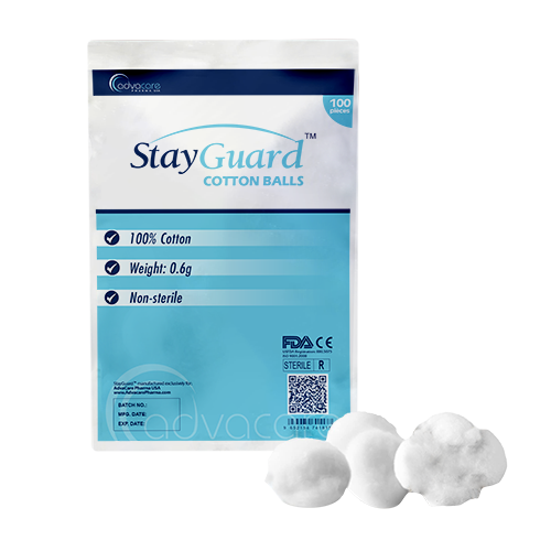 Cotton Balls (100 pieces/PE bag)