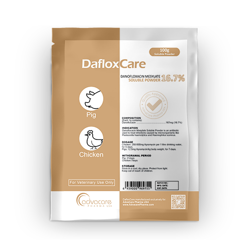 Danofloxacin Mesylate Soluble Powder (1 bag)