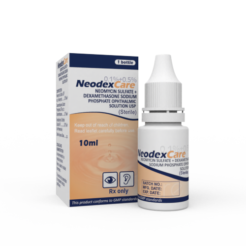 Dexamethasone + Neomycin Eye Drops (1 box and 1 bottle)
