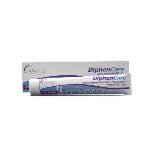 Diphenhydramine HCl + Zinc Acetate Cream (1 box and 1 tube)