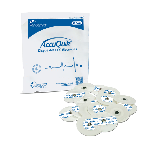 Disposable ECG Electrodes (foil pouch of 50 pieces)