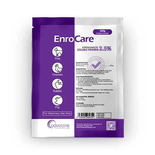 Enrofloxacin Soluble Powder (1 bag)