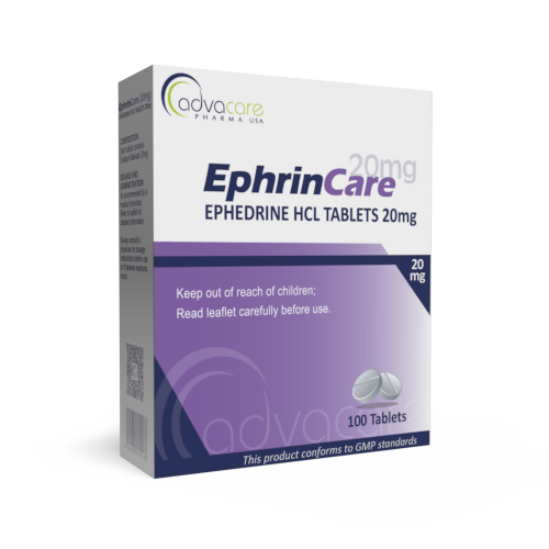 Ephedrine HCl Tablets (box of 100 tablets)