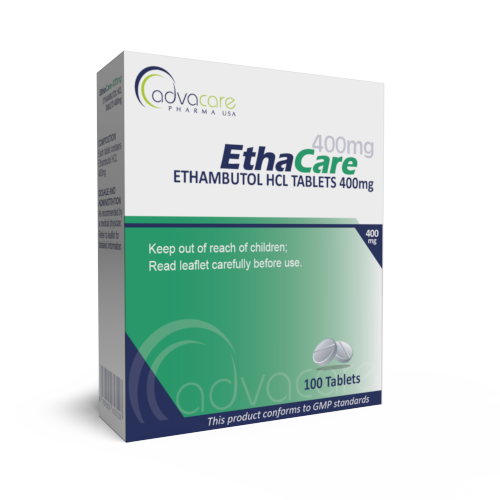 Ethambutol HCl Tablets (box of 100 tablets)