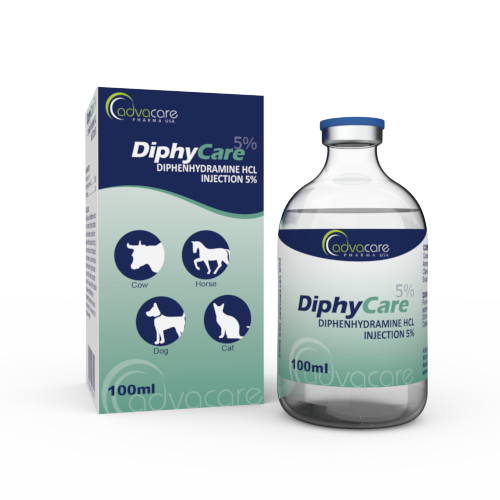 Injection de Diphenhydramine (1 boîte et 1 flacon)
