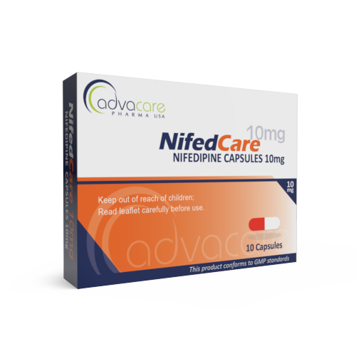 Nifedipine Capsules (box of 10 capsules)