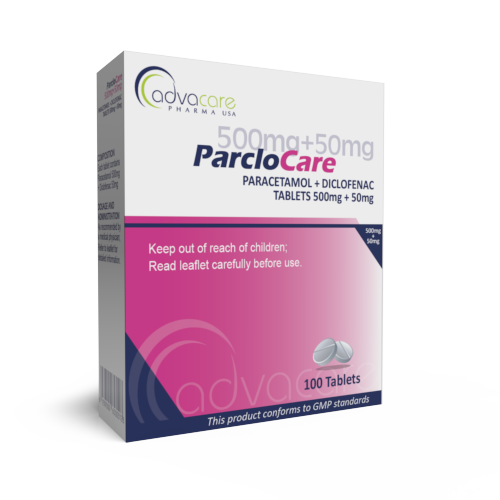 Paracetamol + Diclofenac Sodium Tablets (box of 100 tablets)