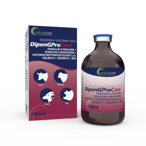 Penicillin G Procaine + Penicillin G Benzathine + Dihydrostreptomycin Sulfate LA Suspension for Injection (1 box and 1 vial)