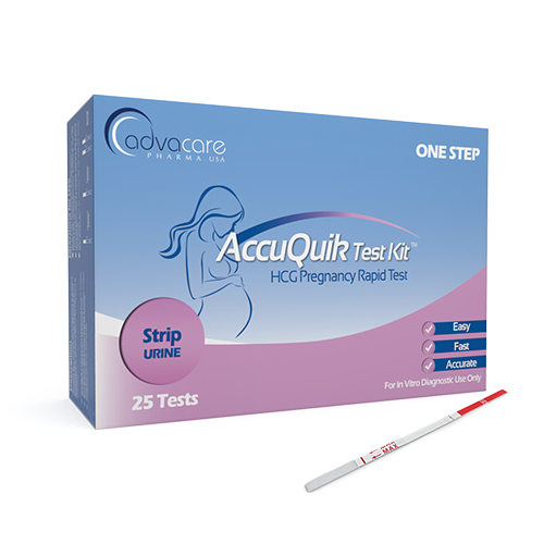 Pregnancy Test Kit Strip (box of 25 kits)