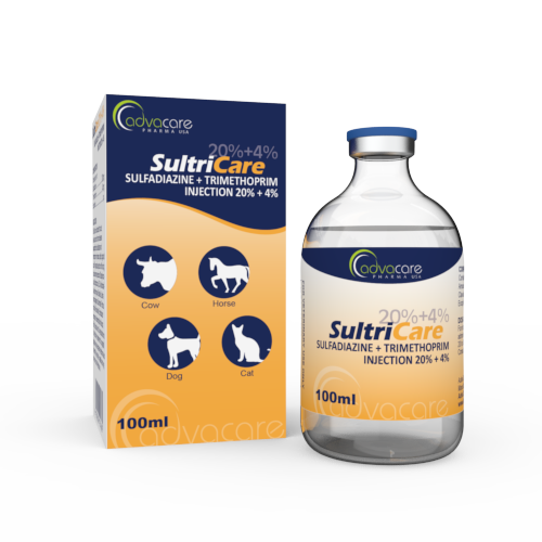 Sulfadiazine Sodium + Trimethoprim Injection (1 box and 1 vial)