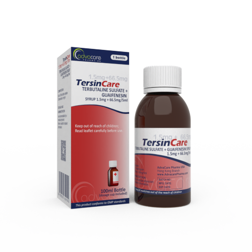 Terbutaline Sulfate + Guaifenesin Syrup (1 box and 1 bottle)