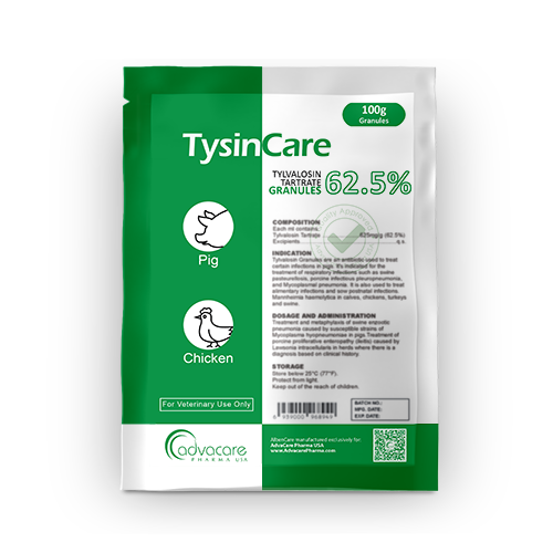 Tylvalosin Tartrate Granules (1 bag)