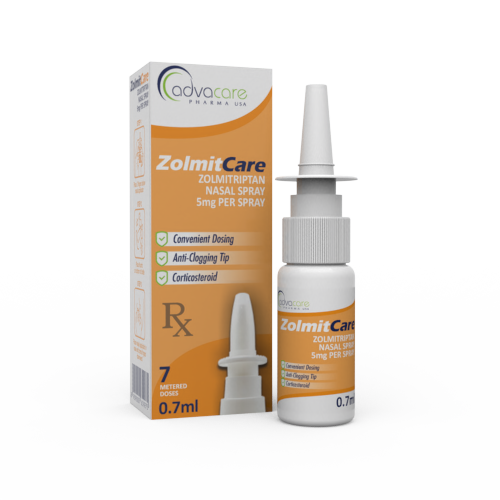 Zolmitriptan Nasal Spray (1 box and 1 spray bottle)