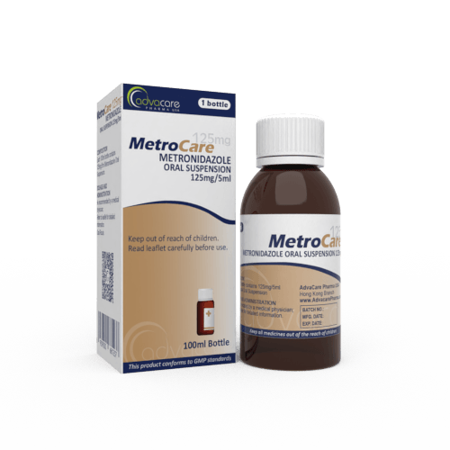 Metronidazole Suspension (1 box and 1 bottle)