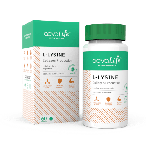 L-Lysine Tablets (1 box and 1 bottle)