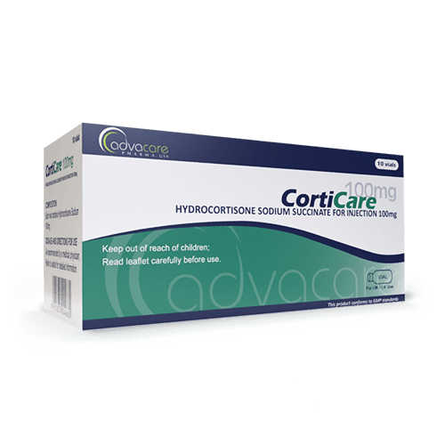 Hydrocortisone Sodium Succinate pour Injection (boîte de 10 flacons)