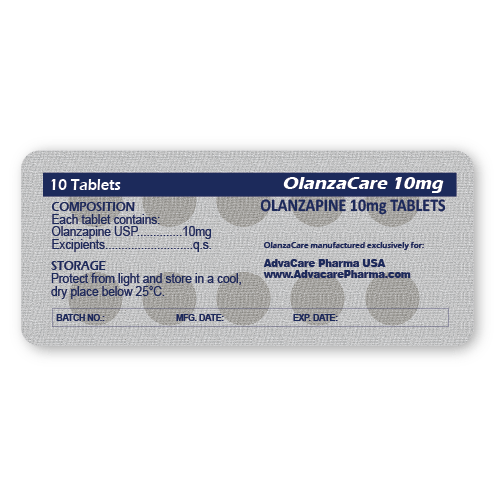 Olanzapine Tablets (blister of 10 tablets)