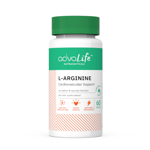 Comprimés d'L-Arginine (bouteille de 60 comprimés)