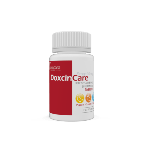 Comprimés de Doxycycline HCl + Spiramycine (bouteille de 100 comprimés)