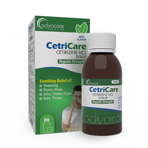 Cetirizine HCl Syrup (1 box and 1 bottle)