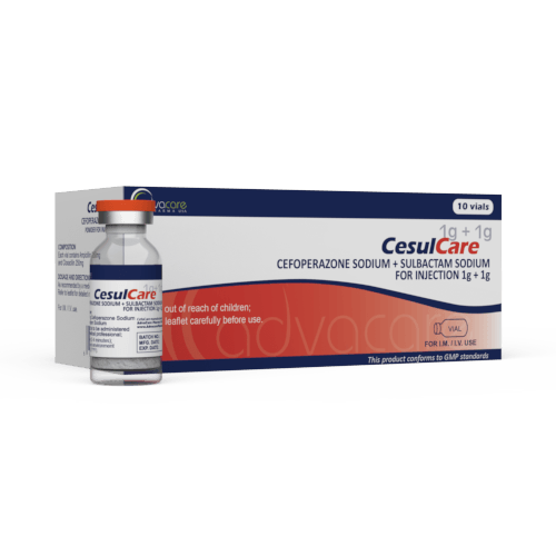 Cefopérazone + Sulbactam pour Injection (1 boîte et 1 flacon)