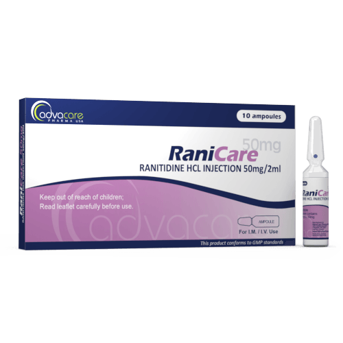 Ranitidine HCl Injection (1 box and 1 ampoule)