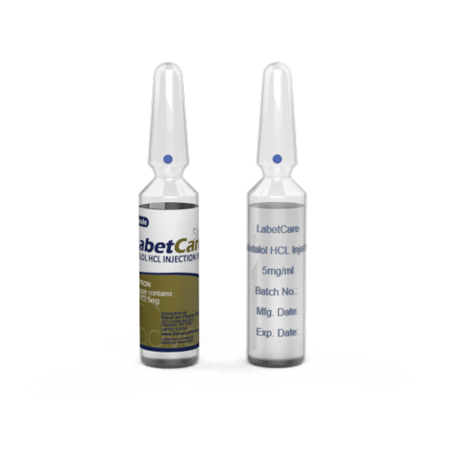 Labetalol Injection (1 ampoule ceramic printing and 1 ampoule labelling)