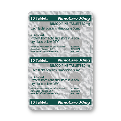 Nimodipine Tablets (blister of 10 tablets)