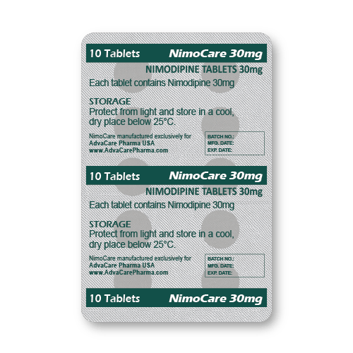 Nimodipina Comprimidos (blister de 10 comprimidos)