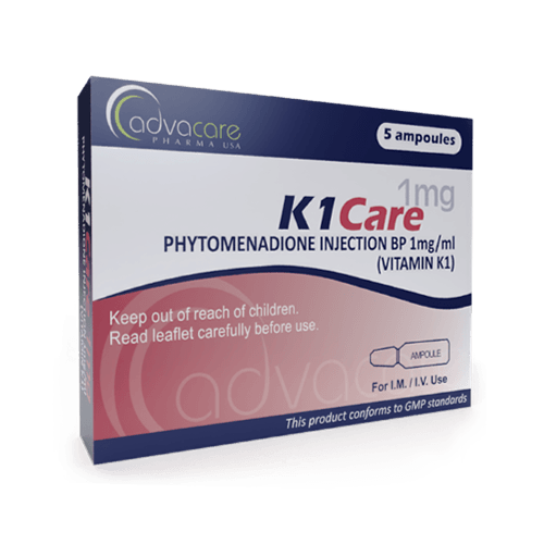 Inyección de Vitamina K1 (caja de 5 ampollas)