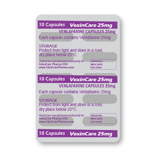 Capsules à Libération Prolongée de Venlafaxine (blister de 10 capsules)