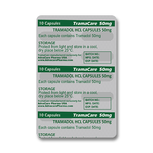 Tramadol Capsules (blister of 10 capsules)