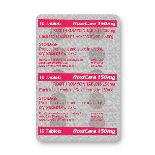 Roxithromycin Tablets (blister of 10 tablets)