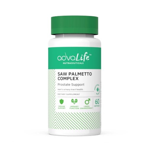 Cápsulas de Saw Palmetto (frasco de 60 cápsulas blandas)