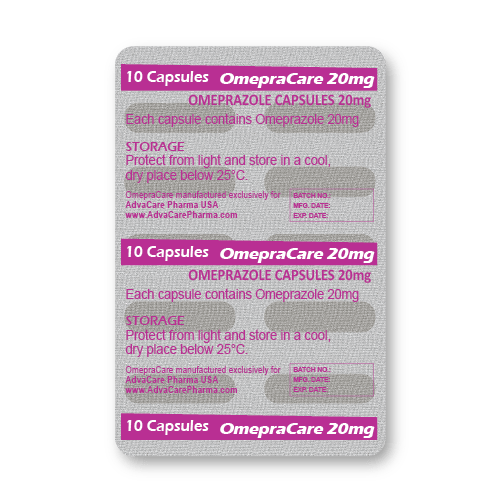 Capsules d'Oméprazole (blister de 10 capsules)