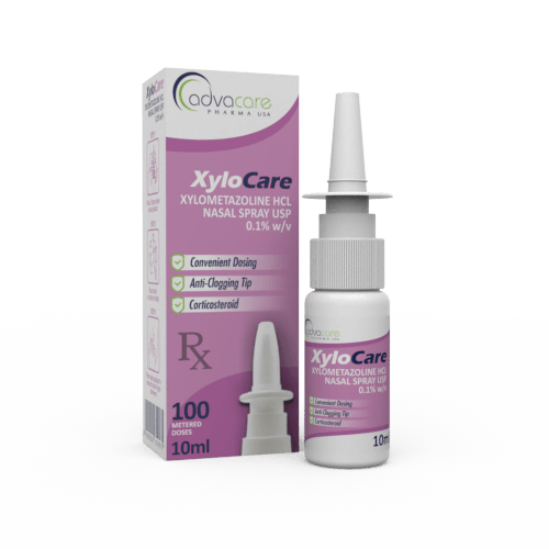 Xylometazoline Nasal Spray (1 box and 1 spray bottle)