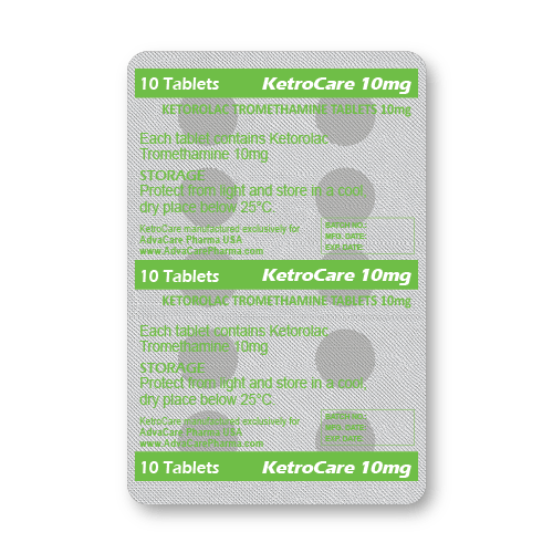 Ketorolac Tromethamine Tablets (blister of 10 tablets)