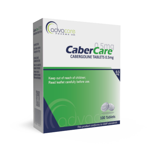 Cabergoline Tablets (box of 100 tablets)