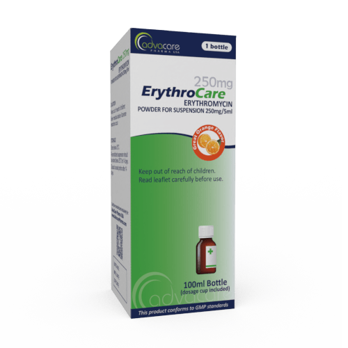 Erythromycin for Suspension (box of 1 bottle)