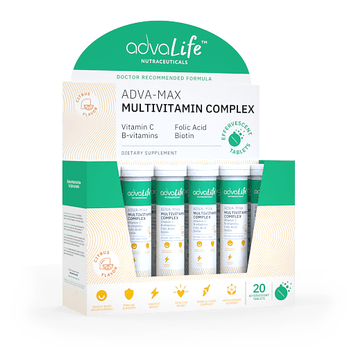 Comprimés Effervescents Multivitamines (boîte de 12 tubes)