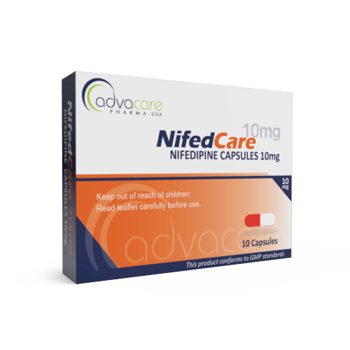 Nifedipine Capsules (box of 10 capsules)